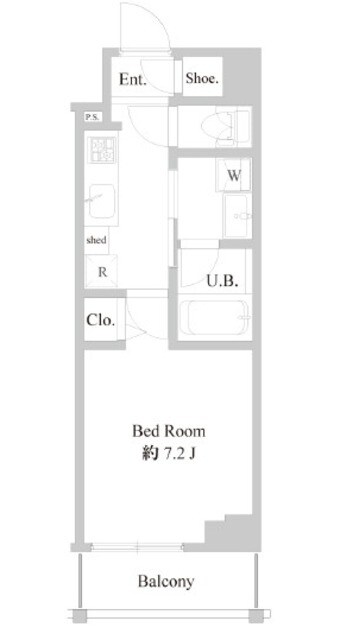 B CITY APARTMENT ITABASHINORTHの物件間取画像