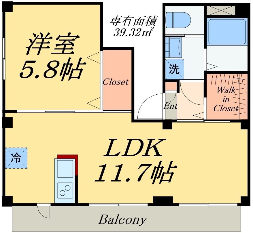 ラシーネ両国の物件間取画像