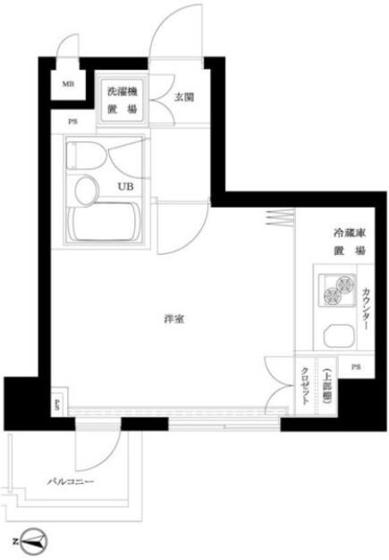 ルーブル錦糸町の物件間取画像