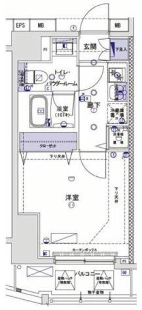 ルクシェール東向島の物件間取画像