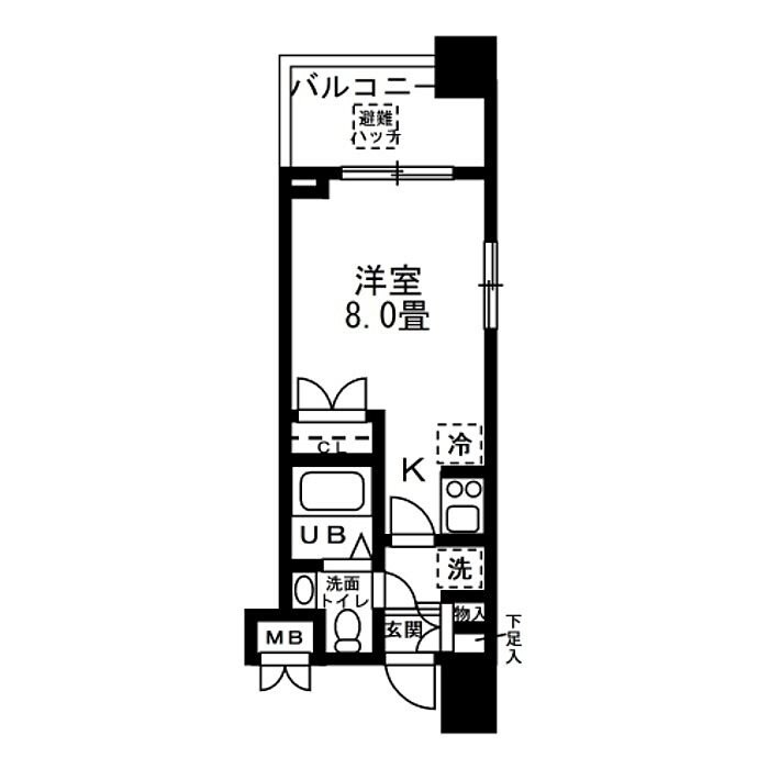 レジディア錦糸町の物件間取画像