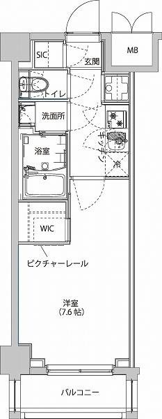 ハーモニーレジデンス東京イーストサイドの物件間取画像