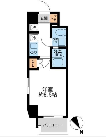 アーデン門前仲町の物件間取画像