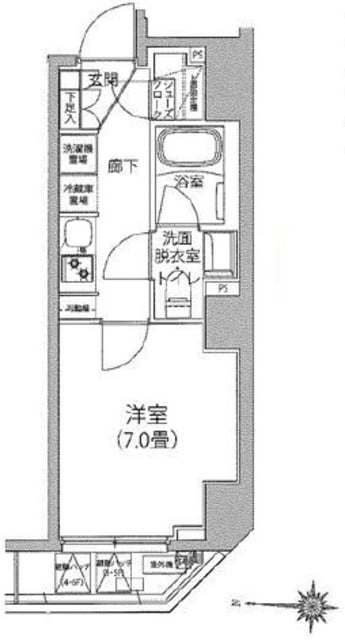 アイルグランディール錦糸町の物件間取画像