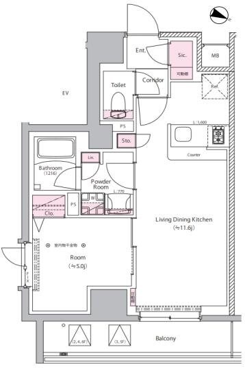 SYFORME NEXT MUKOJIMAの物件間取画像