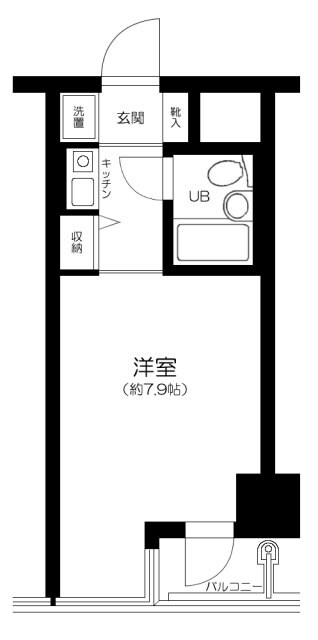 アクシルコート新大橋の物件間取画像