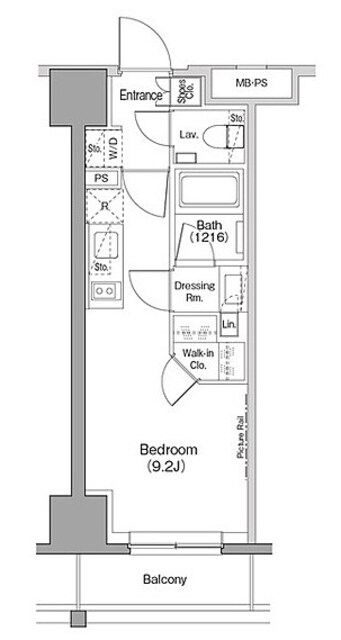 ザ・パークハビオ木場の物件間取画像