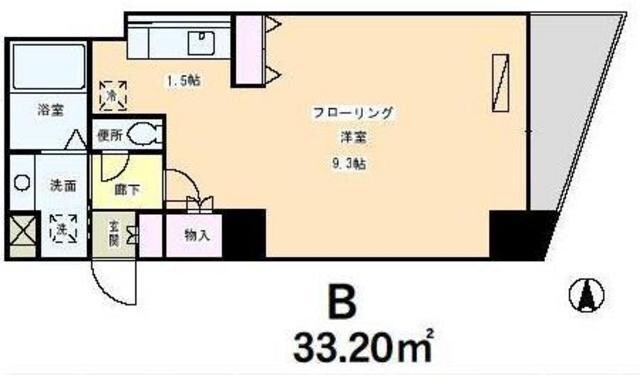 ドゥーエ青物横丁の物件間取画像