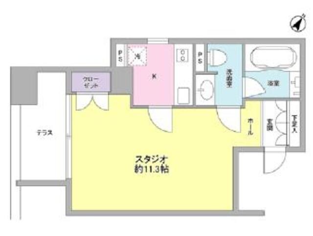 コンフォリア南青山の物件間取画像