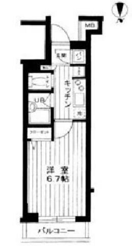 ヴェルト西馬込の物件間取画像