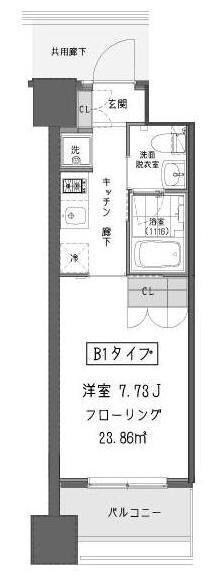 ガーデン蒲田の物件間取画像