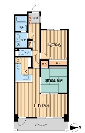 芝公園アパートメントの物件間取画像