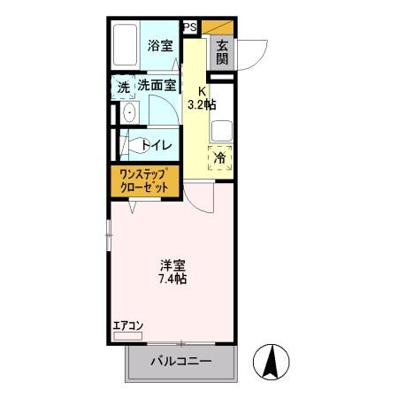 スカイベール錦糸町の物件間取画像