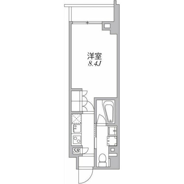 ASYL COURT 麻布十番の物件間取画像