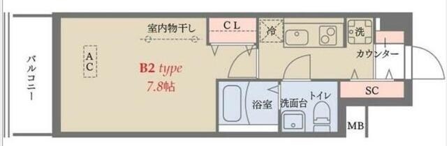 グランジット梅屋敷の物件間取画像