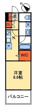 カスタリア人形町IIIの物件間取画像