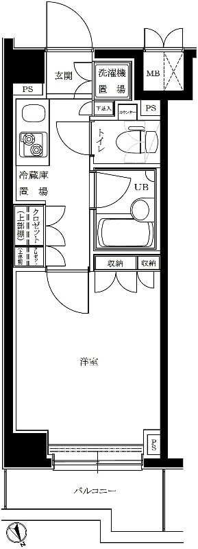 ルーブル目黒不動前の物件間取画像