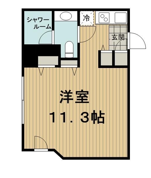 カスタリア水天宮IIの物件間取画像