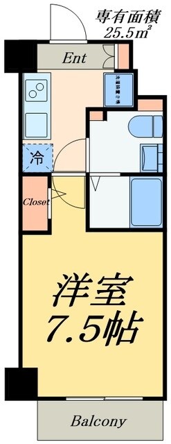 S-RESIDENCE新御徒町Westの物件間取画像