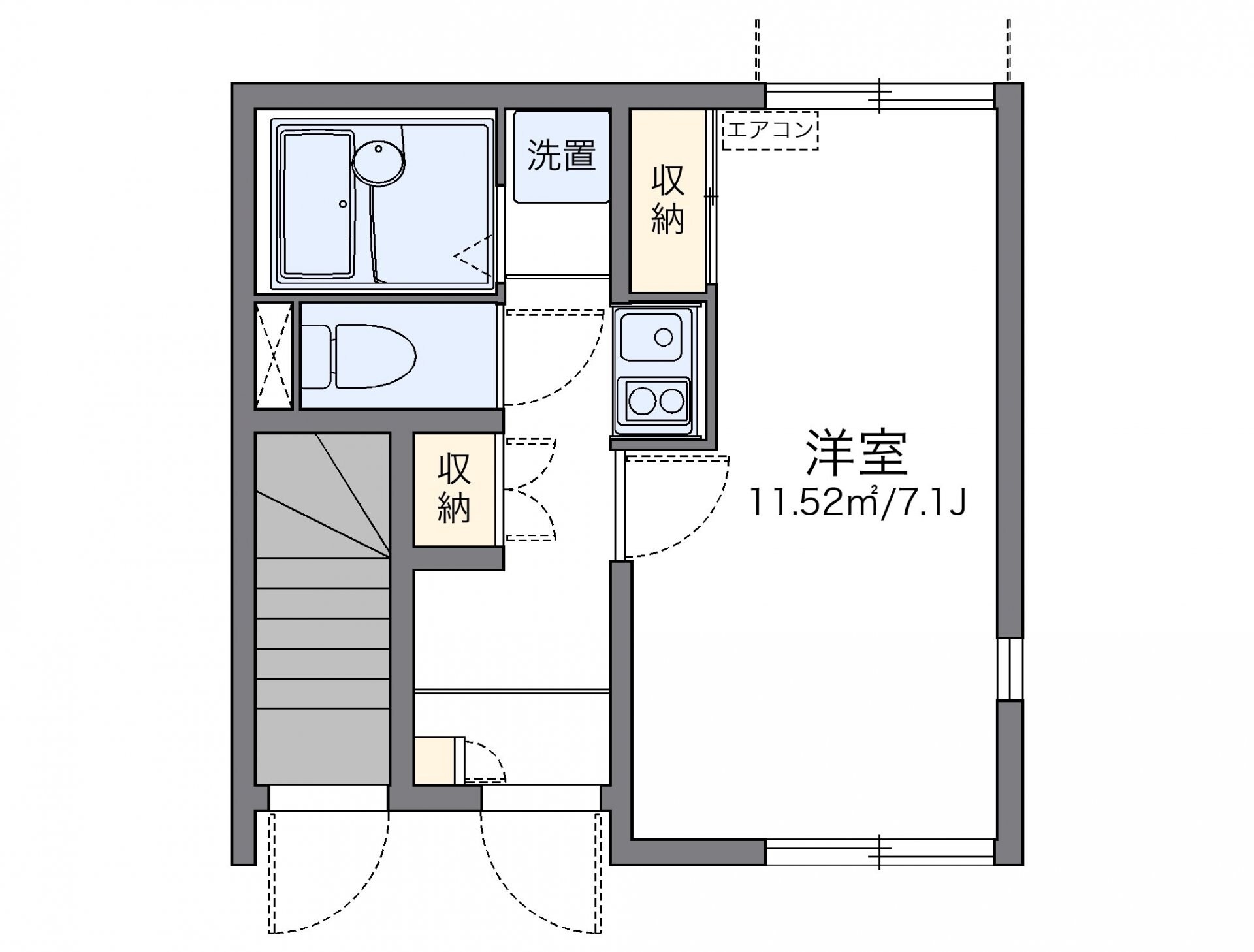 レオネクストＫｉｋｕｓｈｉの物件間取画像