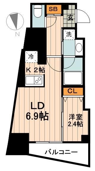 レジディア御茶ノ水IIの物件間取画像