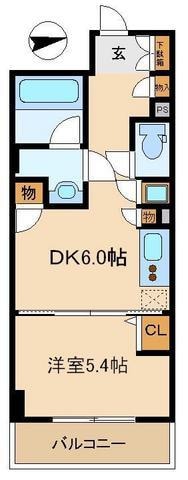 パークアクシス元浅草ステージの物件間取画像