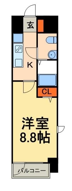 フィース蔵前の物件間取画像