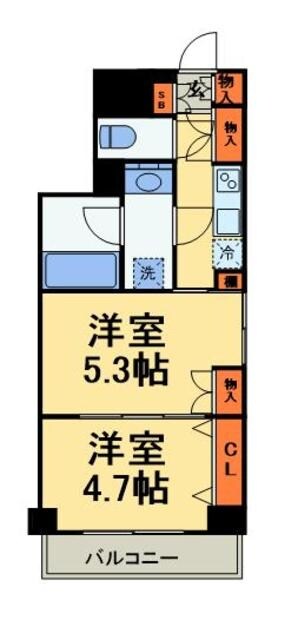 ルフレプレミアム押上の物件間取画像