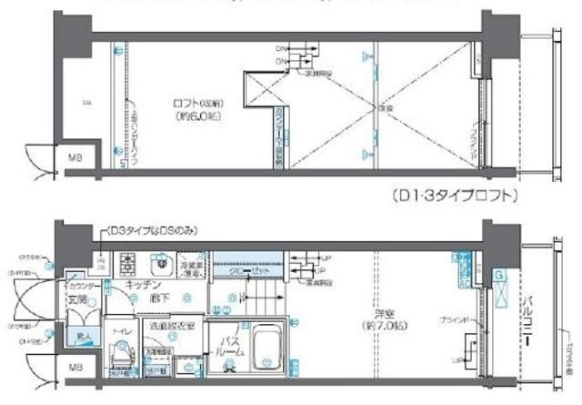 ＺＯＯＭ芝浦の物件間取画像