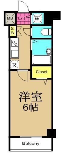 トーシンフェニックス日本橋蛎殻町の物件間取画像