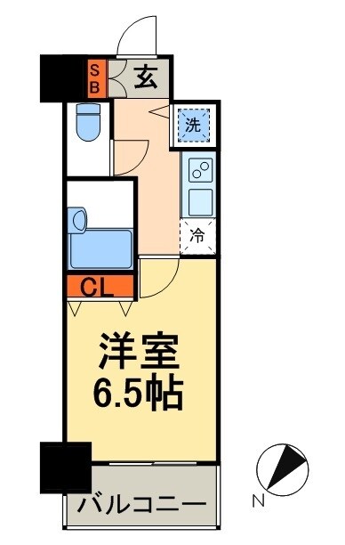 カスタリア東日本橋IIIの物件間取画像