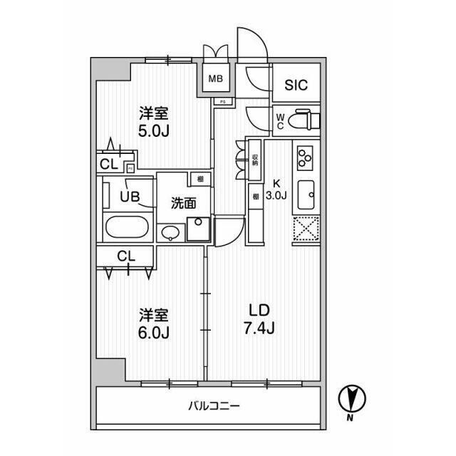 レオーネ南千住IIの物件間取画像