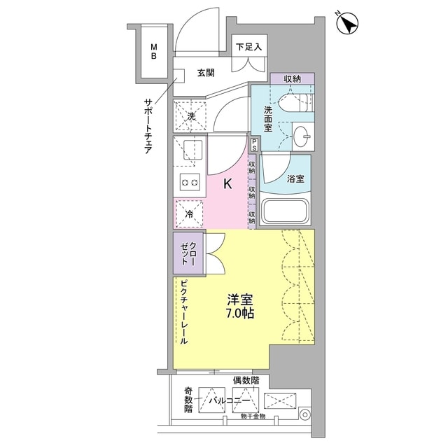 ＳＩＬ西五反田の物件間取画像