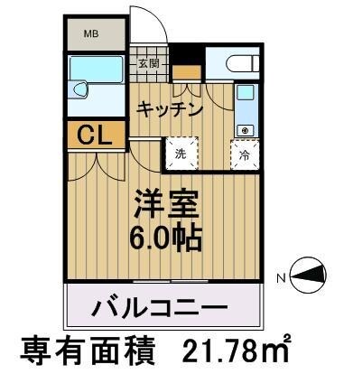 サンテミリオン門前仲町の物件間取画像