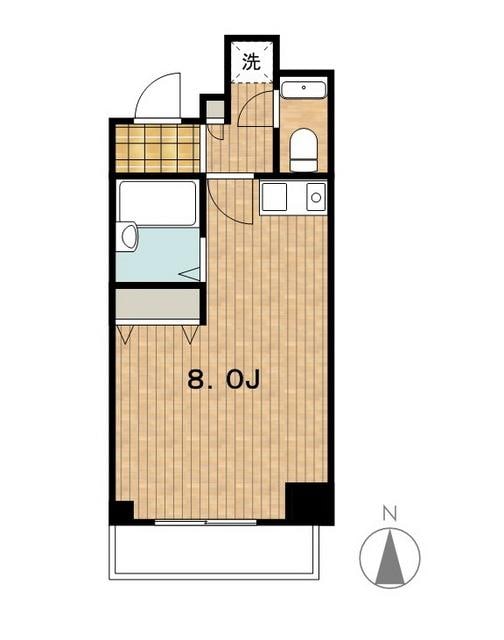 レジディア大井町の物件間取画像