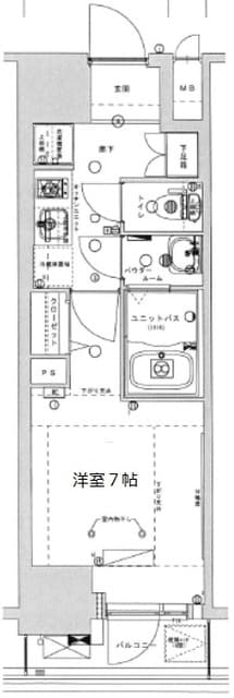 ライトテラス蔵前の物件間取画像