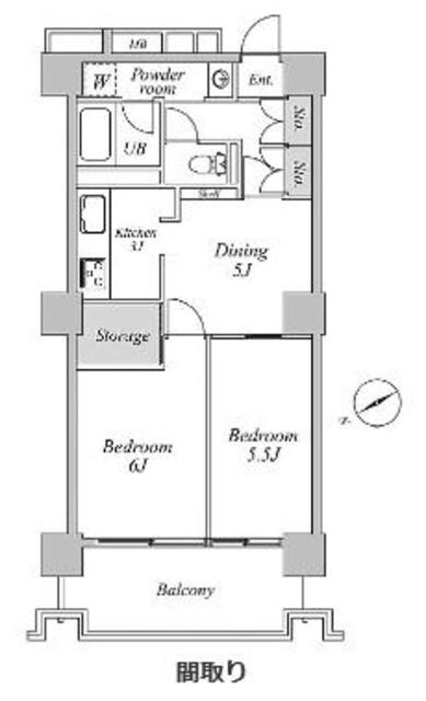 六本木ビュータワーの物件間取画像