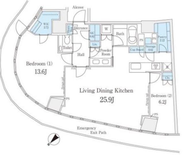 パークコート青山　ザ　タワーの物件間取画像
