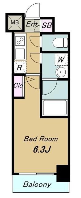 ディームス品川南の物件間取画像