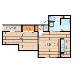 Ｂｅｌｌｅ Ｖｕｅ Ｓｈｉｒｏｋａｎｅの物件間取画像