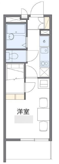 レオパレスパセオ栗平の物件間取画像