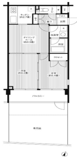 グランキューブ新百合ヶ丘の物件間取画像