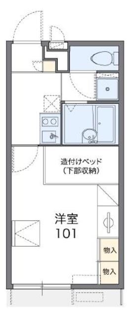 レオパレスグランドヒルズの物件間取画像