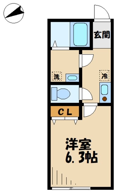 カインドネス鶴川の物件間取画像