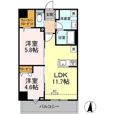 GRAND SOLEILの物件間取画像