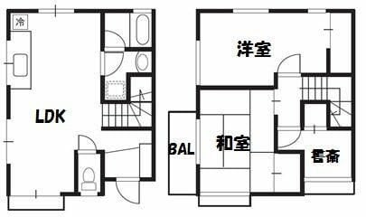 西生田テラスハウスの物件間取画像