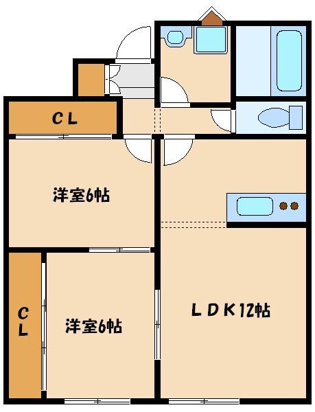 レオパレススカイの物件間取画像