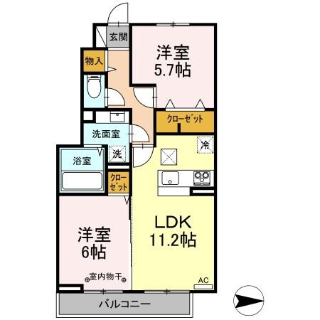 ポルティの物件間取画像