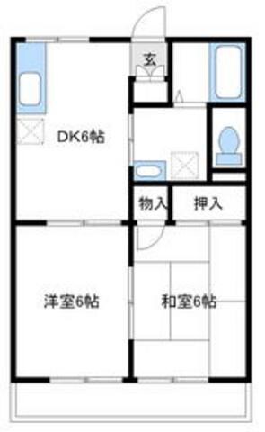 ジュネスカワダの物件間取画像