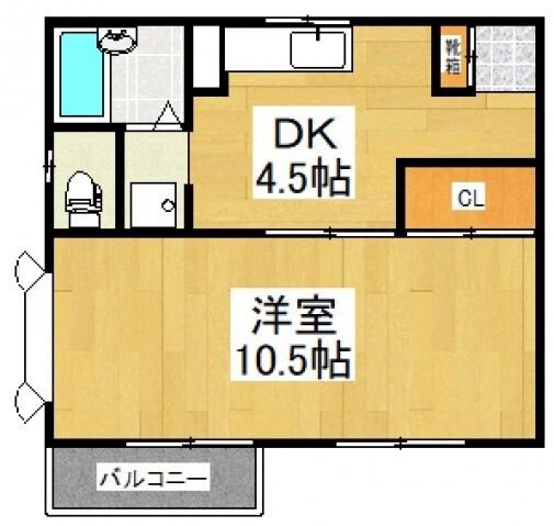 アーバンシティ壱番館の物件間取画像